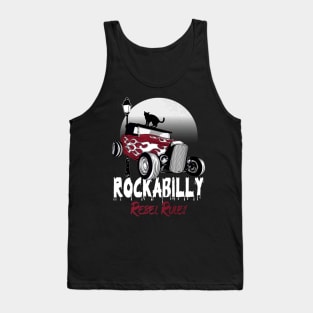 Rockabilly Hotrod Greaser Style Rocker Tank Top